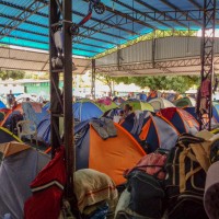 Camp de réfugiés Vénézuéliens