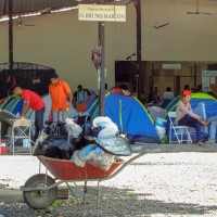 Camp de réfugiés Vénézuéliens